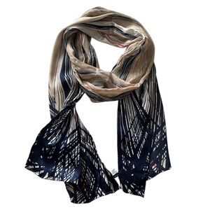 Talbots Silk Blend Oblong Scarf, New With Tags